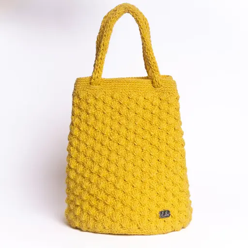 [MMC-A-15] ANGELA MOCHILA DE MANO (Amarillo)