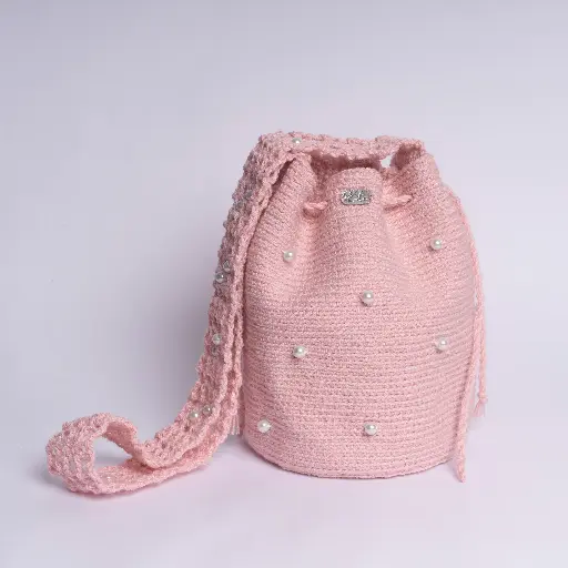 [MBC-S-5] SOFIA MOCHILA TEJIDA A CROCHET (Rosado)